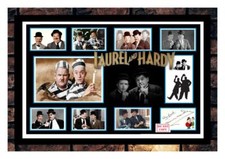 (103) laurel & hardy signed