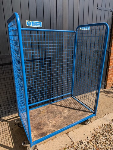 Cage trolley used - cage, trolley,