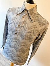 RARE mens 70s DAGGER COLLAR