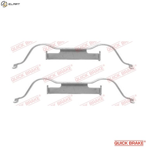 Accessory kit disc brake pad - kit,