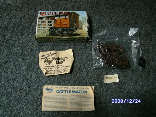 Gauge cattle wagon - gauge,cattle, wagon,airfix