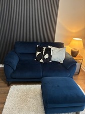 DFS Fargo 2 seater sofa navy