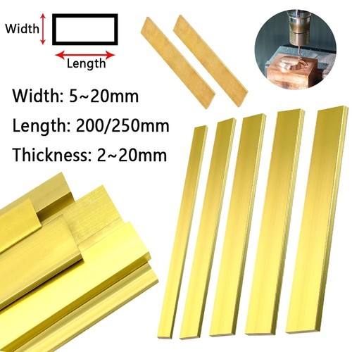 Brass flat bar - brass,