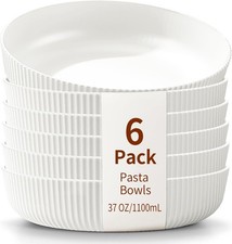 HOMQUEN Pasta Bowls Set of 6