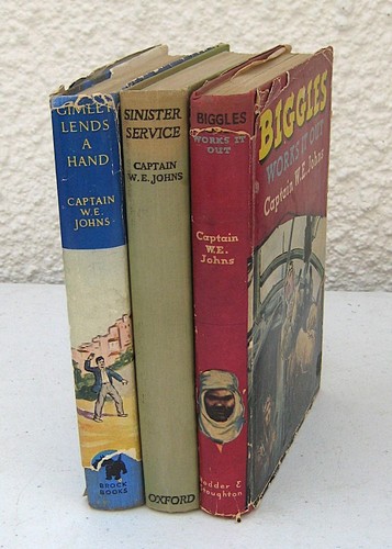Vintage captain johns - vintage, w.e.johns