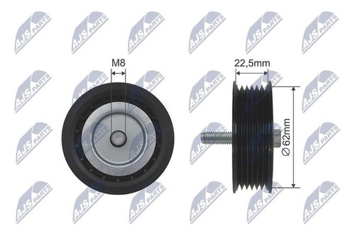 Belt deflection guide - v-belt,