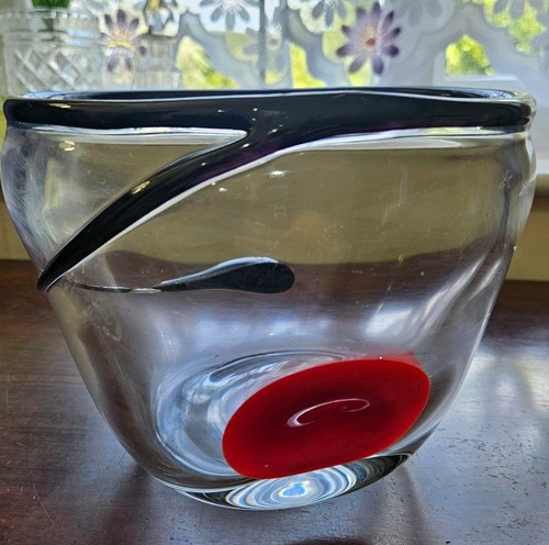 Svaja glass art bowl red - svaja,