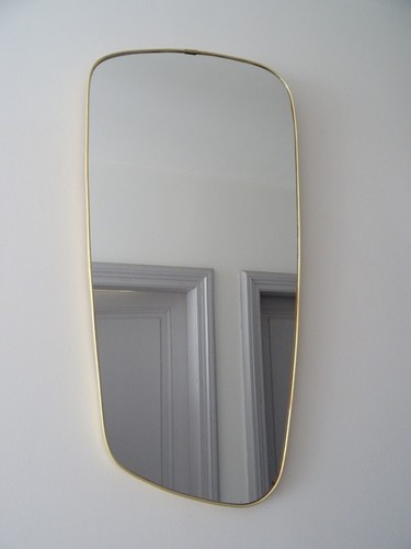 Asymmetrical mirror large old - mirror,