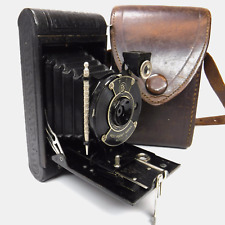 Antique Kodak Vest Pocket Model B Folding Camera w/Leather Case SUPERB CONDITION