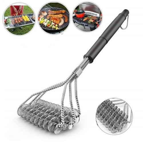 Bbq grill brush stainless - bbq, brush,stainless