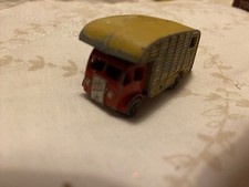 Corgi / Vintage Lesney No35 Marshall Horse box Mk7 Horsebox Red / Beige
