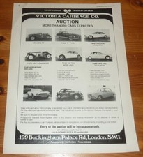 1978 VINTAGE ORIGINAL LARGE AD 1953 MG TF 1968 " E " TYPE 1968 LINCOLN 1968 JAG