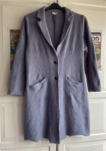 East grey boiled wool - east, long