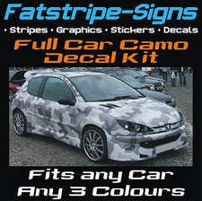 FULL CAR CAMO KIT GRAPHICS