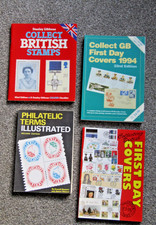 Collect GB First Day Covers Books x 4, Philatelic Terms etc ~ 1970/90's