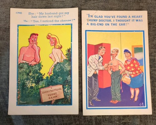 Vintage saucy seaside - 2x,