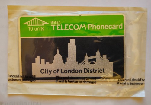 British telecom phone card - british,