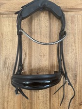 Finesse Cassidy Rolled Double Bridle Full/Black