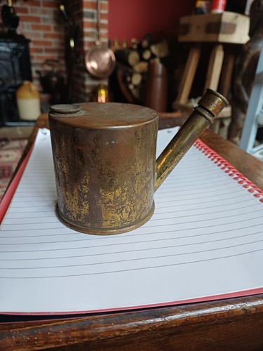 Lovely antique brass miners - lovely,