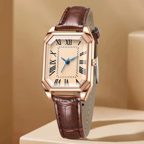 Elegant ladies rectangle watch - elegant,