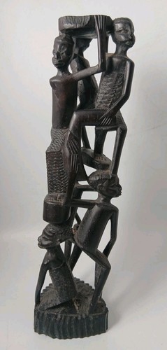 Makonde ebony wood sculpture - makonde,
