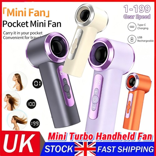 Turbo handheld fan - turbo,