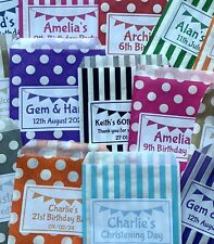 PERSONALISED SWEET BAGS Candy
