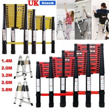 1.4-4.4M Heavy Duty Folding Telescopic Ladder Extendable Ladder Multi-Purpose