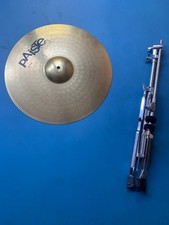 Paiste Ride 101 20 inch drum cymbal and stand, used
