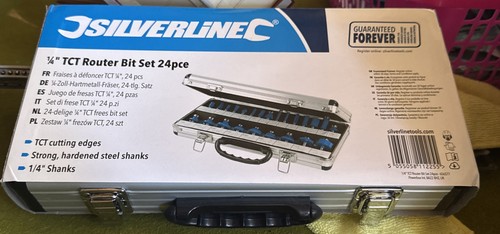 Silverline tct router bit - silverline, 1/4"