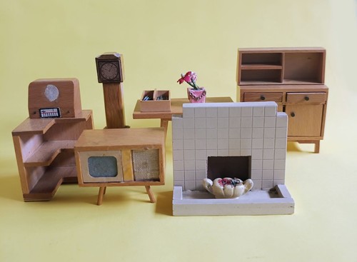 Vintage dol toi - dolls, house