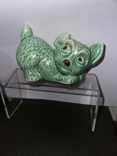 Green sylvac playful puppy dog - green,