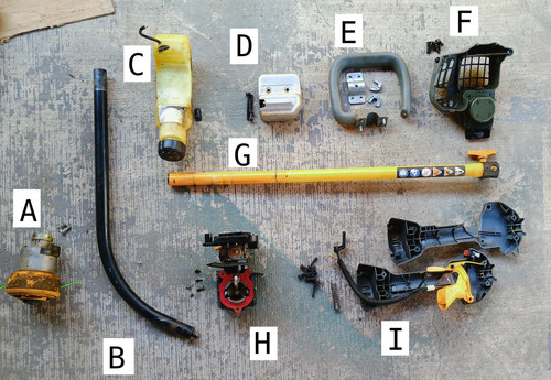 Replacement parts ryobi cs30 - replacement,