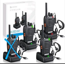 eSynic 3Pack Professional Walkie Talkies for Adults Rechargeable 16CH