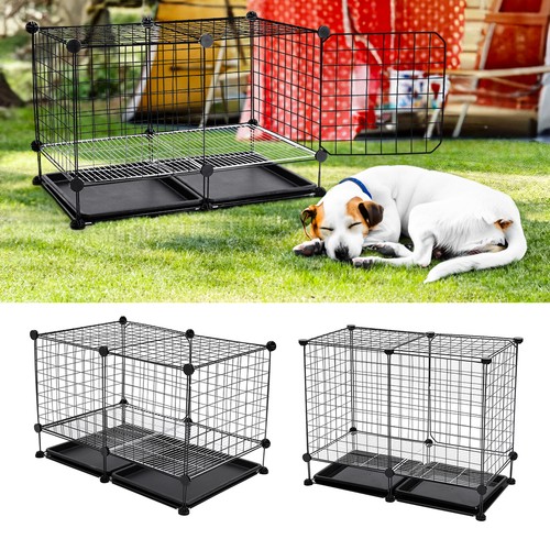 Metal dog cage puppy crate - metal,