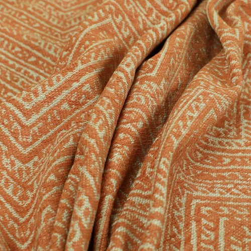 Orange tribal chevron striped - orange,