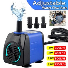 Submersible Water Pump Fish Tank Pond Aquarium Waterfall Fountain Sump FeatureS