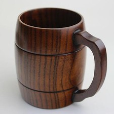 400mL Wooden Tankard Stein Mug