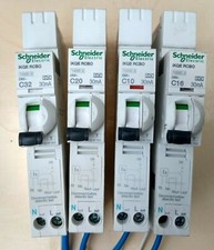 Schneider /Square D  iKQE RCBO 30mA 40A, 32A, 10A, 6A Type C 10K ! Live Tested !