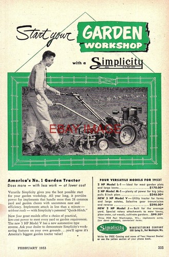 1953 advert simplicity - advert,