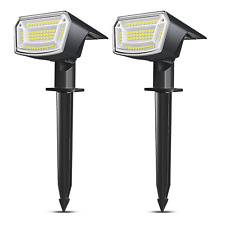 2pcs Solar Spot Lights 59 LED Garden Lawn Stake Lights Pathway Outdoor Decor
