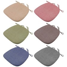 Chair Pads Removable Seat Covers Outdoor Dining Tie On Cushions Garden Patio UK~