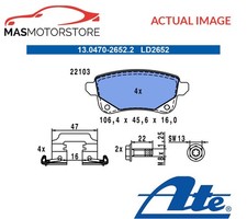 BRAKE PADS SET BRAKING PAD ATE