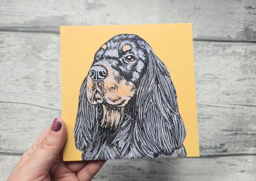 Gordon setter greetings - setter,
