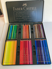FABER-CASTELL 60 ARTISTS COLOUR PENCILS IN TIN