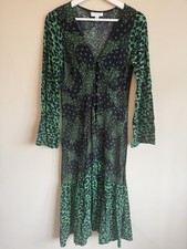 Topshop Green Leopard & Star