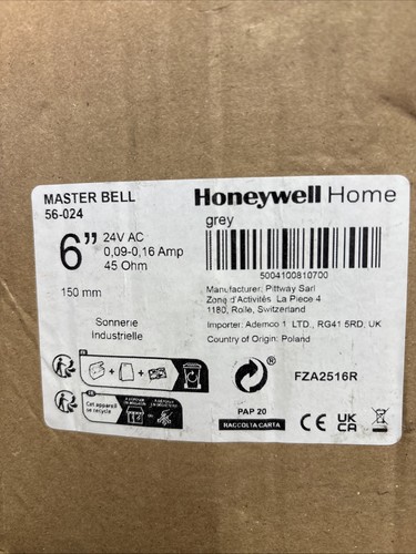 Honeywell friedland 024 - honeywell, 56-024