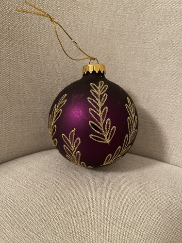 Glass bauble with - bauble, glitter