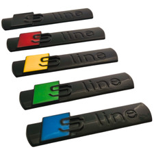 Audi S Line Badge with double