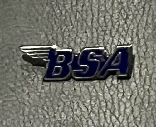 Motorcycle pin badge - pin, blue